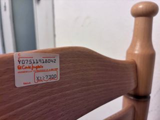 Sillas Cancio Vintage 1988 Madera NUEVAS!