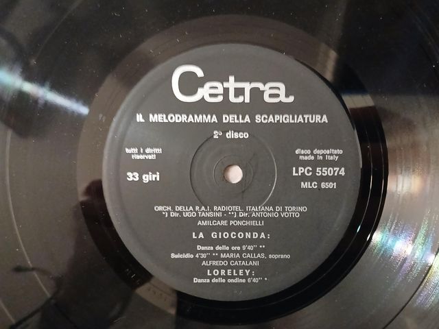 LP Il Melodramma della Scapigliatura Vol. 2 Cetra