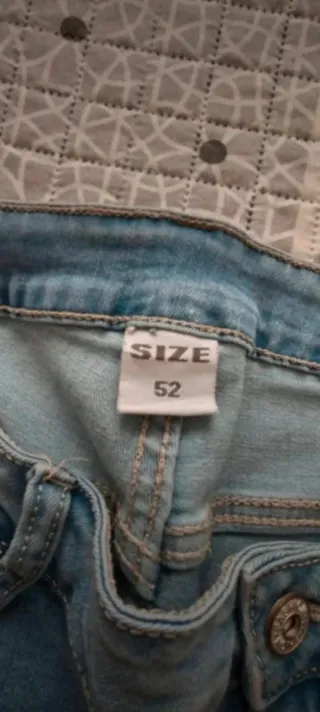 Vaquero de mujer, pata ancha, azul claro, talla 44