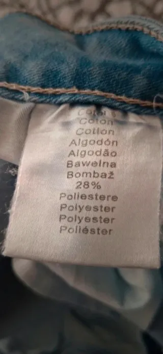 Vaquero de mujer, pata ancha, azul claro, talla 44