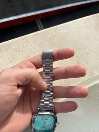 Reloj Casio Vintage Plata y Turquesa