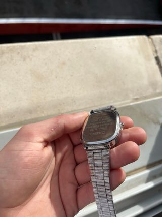 Reloj Casio Vintage Plata y Turquesa
