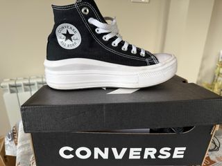 Converse plataforma negras