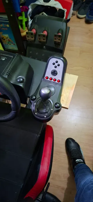 Simulador con Asiento y volante para pc y pley
