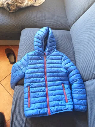 Giubbotto bimbo blu 10 anni