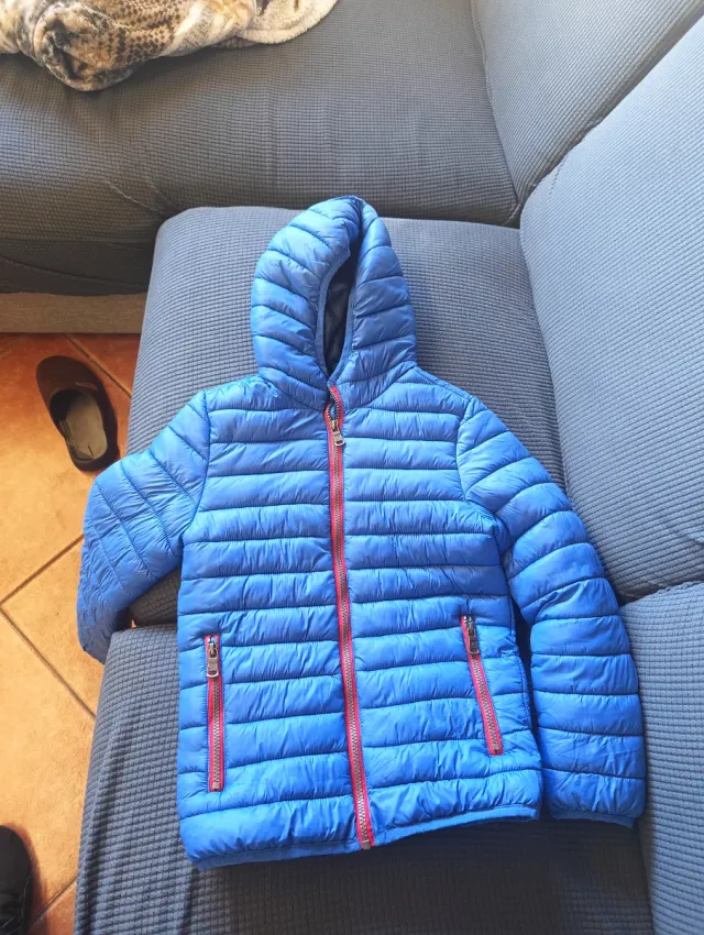 Giubbotto bimbo blu 10 anni