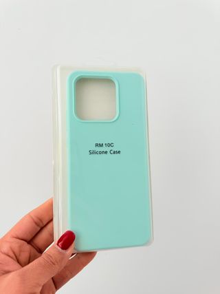 Cover in silicone per Xiaomi Redmi 10C Turchese