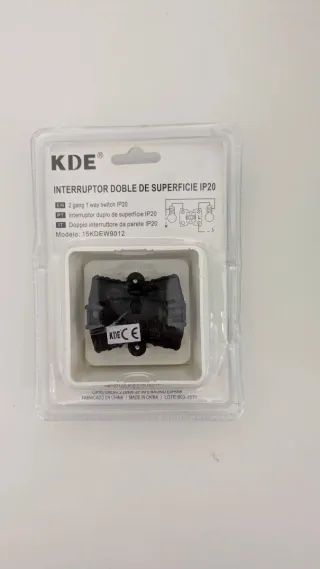 Interruptor Doble Superficie KDE IP20