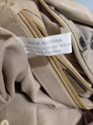 Bolso camuflaje con estrellas brillantes