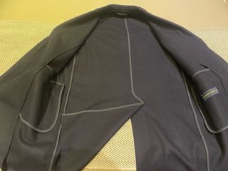 Abrigo Purificación García azul marino