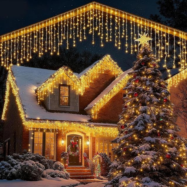NUEVO - Cortina Luces Navidad Exterior 10m 400 LED