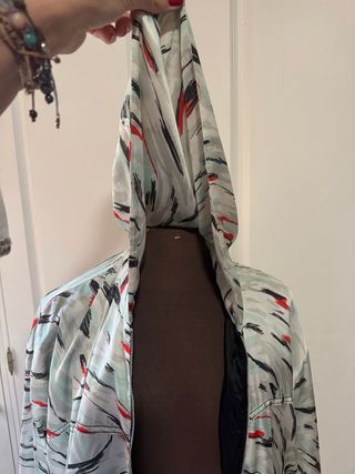 Chaqueta Bomber Seda Bimba y Lola Multicolor