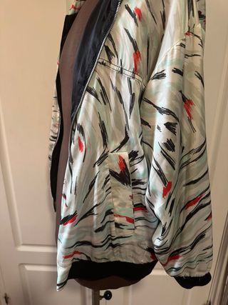 Chaqueta Bomber Seda Bimba y Lola Multicolor