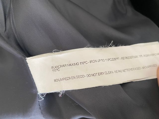 Abrigo paño estilo biker