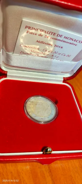 Moneda Mónaco 2€ 2016