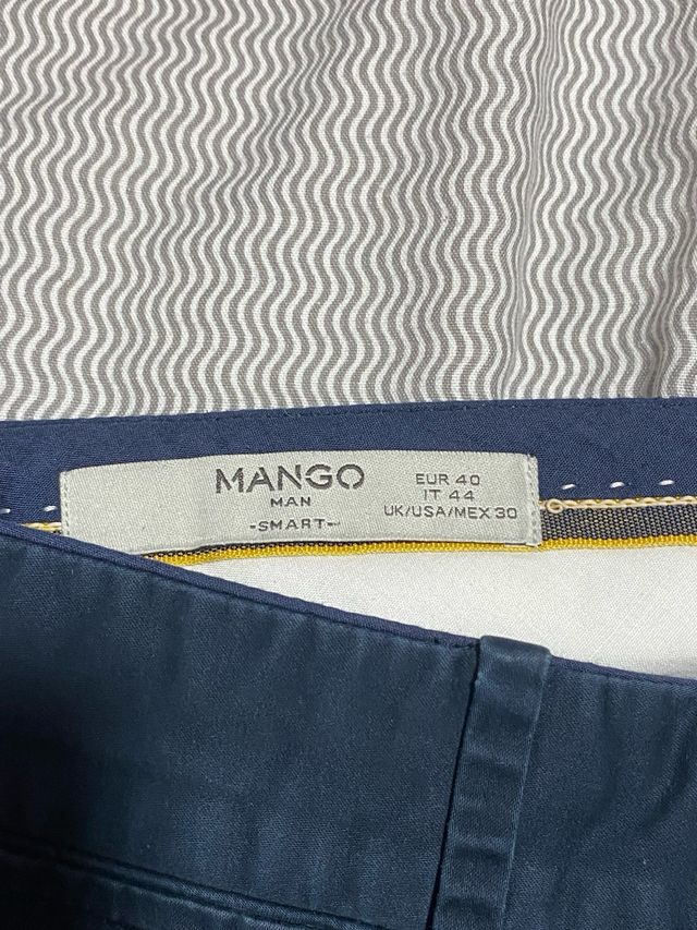 Pantalón largo azul