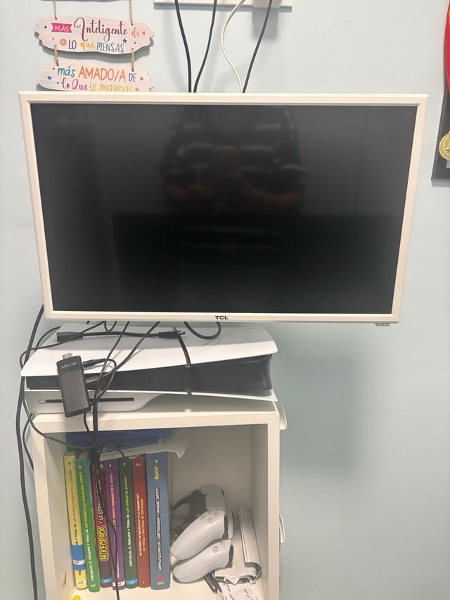 TV TCL 22' con adaptador si se quiere