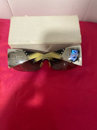 Gafas de sol Dior Marrón y Plateadas