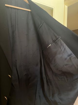 Chaqueta azul marino oscuro