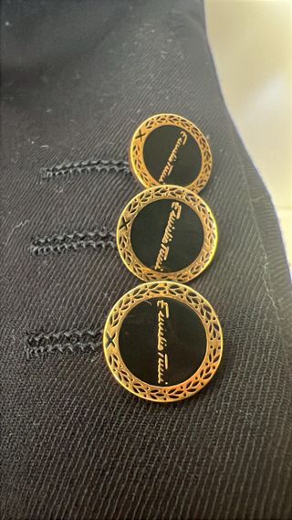 Chaqueta azul marino oscuro