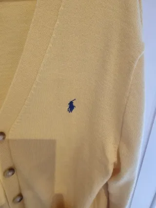Polo Ralph Lauren Cárdigan Talla S Amarillo
