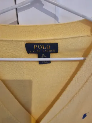 Polo Ralph Lauren Cárdigan Talla S Amarillo