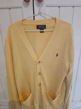 Polo Ralph Lauren Cárdigan Talla S Amarillo