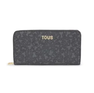 Billetera Tous Kaos Mini Lines Gris Oscuro