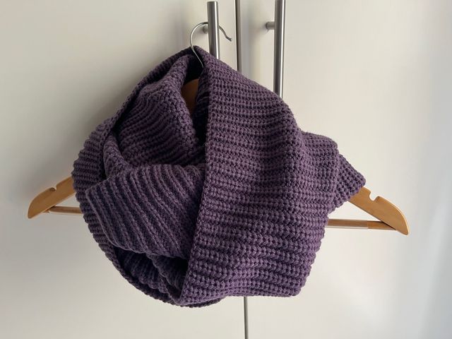 Bufanda tubular Javier Simorra morada