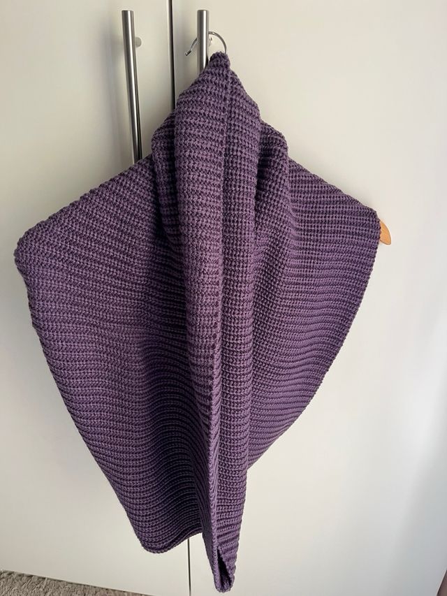 Bufanda tubular Javier Simorra morada