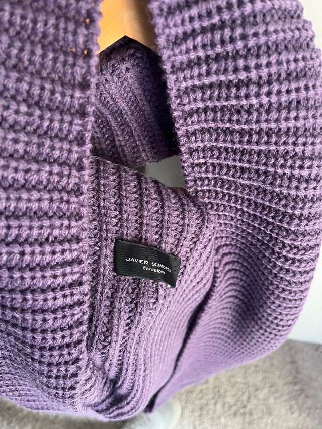 Bufanda tubular Javier Simorra morada