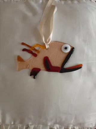 Murano Decorazione vetro Pesce piatto