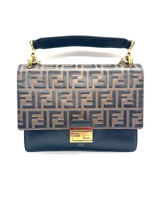 Borsa Fendi Kan U Nero e Marrone di seconda mano