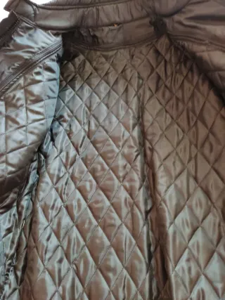 Chaqueta de moto KUM negra hombre, talla L.