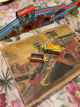 Giocattolo d'epoca trenino funzionante Technofix