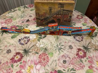 Giocattolo d'epoca trenino funzionante Technofix