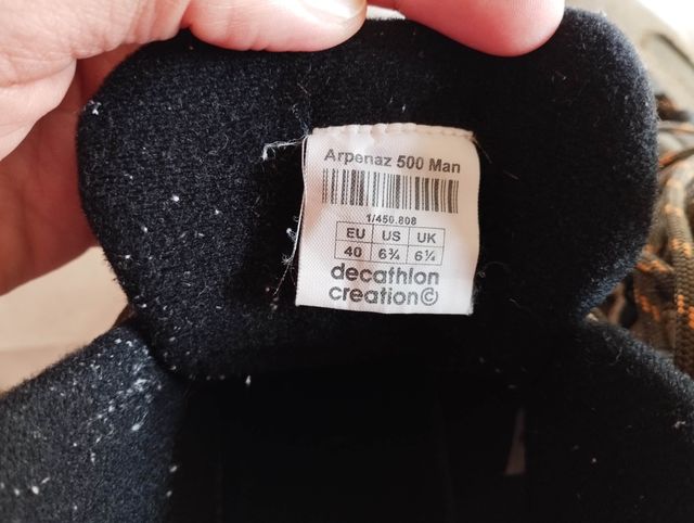 Botas de montaña Quechua unisex Talla 40