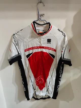 Maglia Ciclismo Sportful Rossa e Bianca