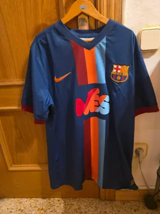 Camiseta FC Barcelona Messi Nike Azul Multicolor