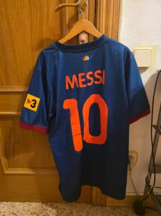 Camiseta FC Barcelona Messi Nike Azul Multicolor