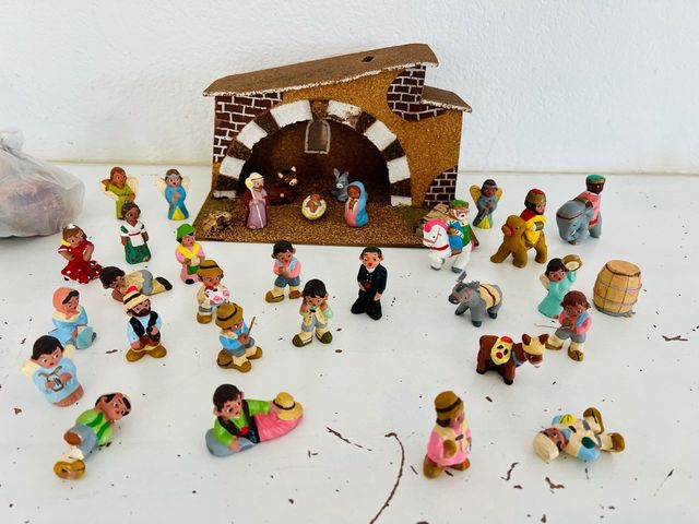 Belén Alborox Barro Policromado Figuras Clásicas