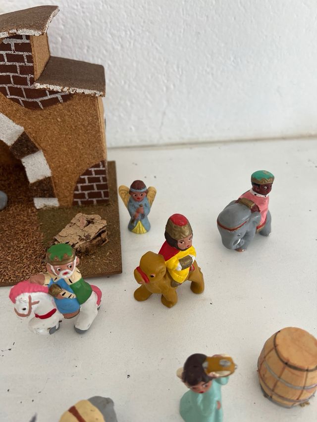 Belén Alborox Barro Policromado Figuras Clásicas