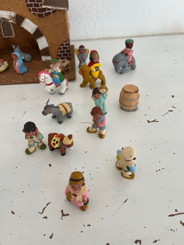 Belén Alborox Barro Policromado Figuras Clásicas