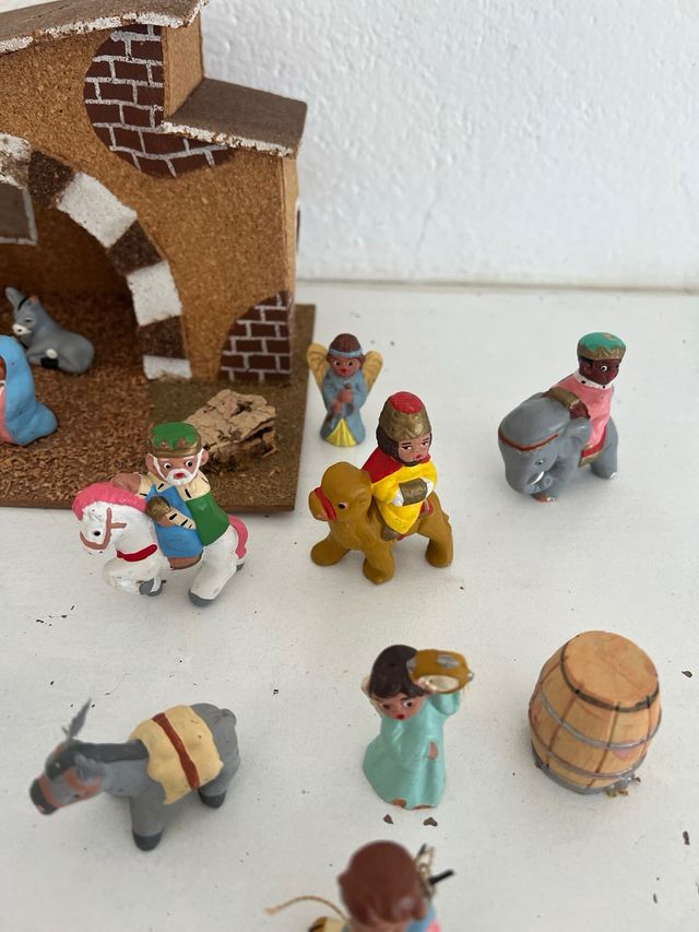 Belén Alborox Barro Policromado Figuras Clásicas