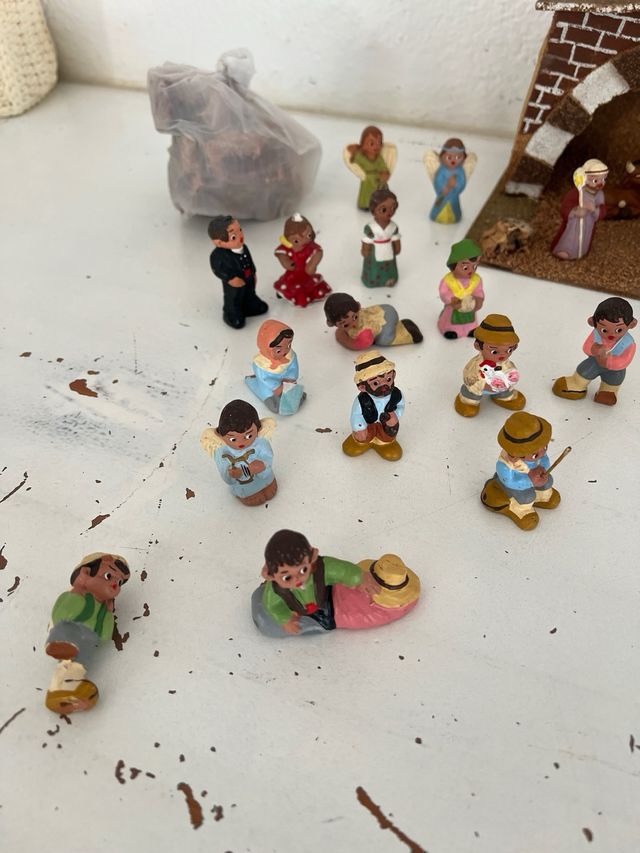 Belén Alborox Barro Policromado Figuras Clásicas