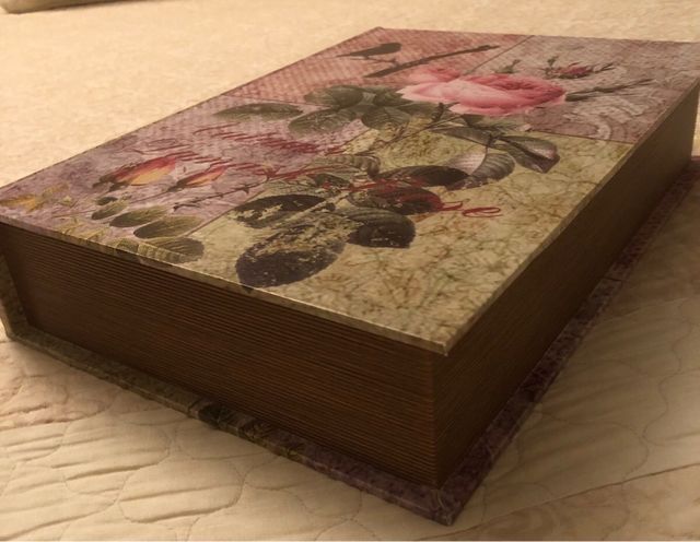 Caja libro almacenaje