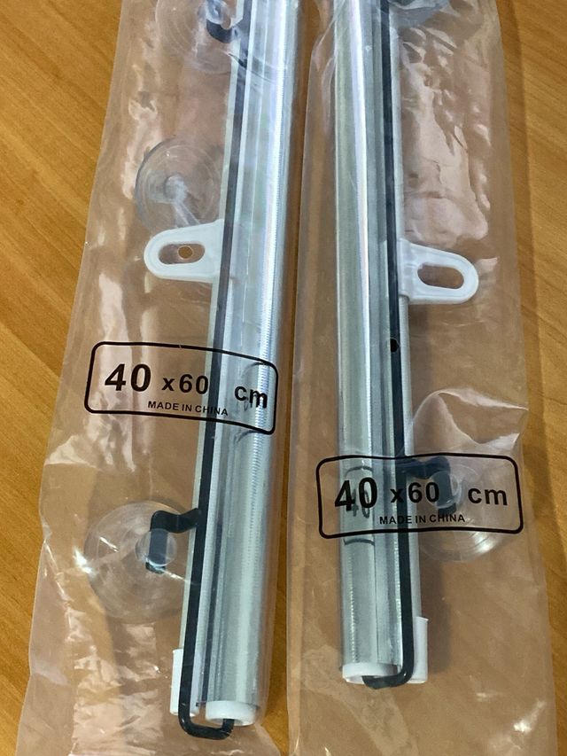 Persianas enrollables con ventosas