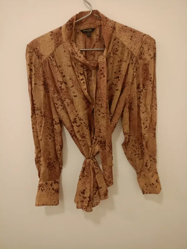 Camisa Massimo Dutti Estampada Talla XS