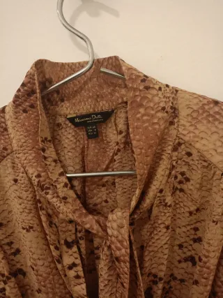 Camisa Massimo Dutti Estampada Talla XS