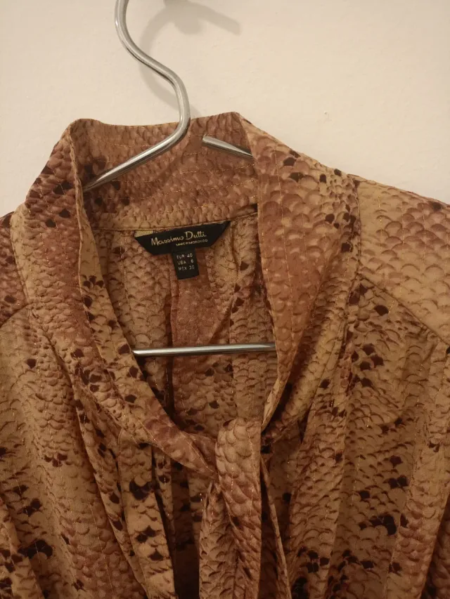 Camisa Massimo Dutti Estampada Talla XS